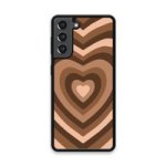 Custom Printed Tpu Cases - Samsung Galaxy S21 Samsung Galaxy S21 5G & 39 Brown Heart& 39 By