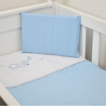 Cabbage Creek 3 Piece Cot Linen Set - Blue Stars