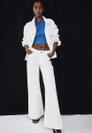 Cropped Vest Top - Blue