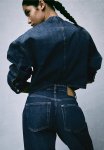 Curvy Fit Baggy High Jeans - Blue