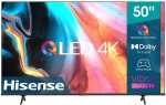 Hisense 50E7H 50" Qled 4K Vidaa Smart Tv 3840 X 2160 Resolution HDMI USB Bluetooth