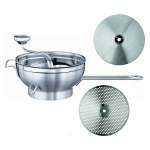 Roesle Food Mill: Passetout With Handle And 2 Sieve Sizes Stainless Steel