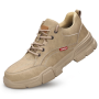 Guyisa Lightweight Steel Toe Safety Shoes - Slip-resistant Industrial Shoes - UK7.5