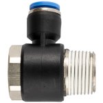 AirCraft Swivel Elbow Pu 6MM X 3 8" M