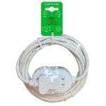 Apex Extension Cord 5M 10A 1.0MM X 3-CORE White