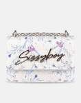 Sissy Boy Fency Florals Blue Multi Crossbody Bag - One Size Fits All Blue