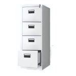 4-DRAW Steel Filing Cabinet Ivory