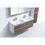 Milan 1200 Double Drawer Vanity With Basin