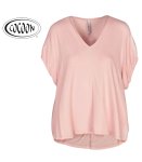 Rosebud Primrose Elastic Sleeve Top - Pink L