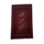 Handmade Red Afghan Doormat Rug - 81 X 48 Cm