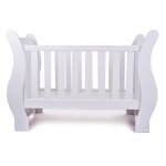 Mod Sleigh Cot White