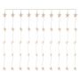 20 Meter - LED Star-shaped Strip Lights With Soft Yellow Glow - Transparent
