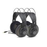 Samsung Samson SR850 Professional Studio Reference Headphones Twin Pack - Black