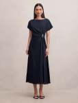 Wren Hardware Detail Midi Dress - 20 Navy