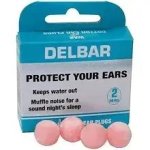 Delbar Earplugs Wax & Cotton 4