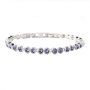 Tennis Bracelet- Swarovski Tanzanite Crystals