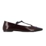 Two Tone Flats -black/burgundy