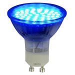 4W LED GU10 Colour Lamps - Various Colours - Colour Green
