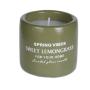 Scented Wax Candle Lemongrass 8X8CM