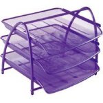 3 Tier Document Tray - Purple