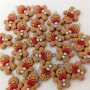 10pcs Resin Gingerbread Man Charms Set For DIY Crafts Festive Jewelry Making Accessories - Pendants For Bracelets Keychains & Earrings