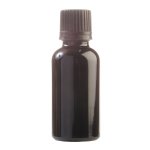 30ML Black Glass Bottle With Slow Flow Dropper Cap - Black