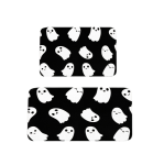 2 Pieces Of Halloween Ghost Bath Mat Set