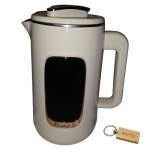 Smte Efficiency Meets Style: 1.8L Electric Kettle SK-A1-WHITE +smte Keyring With Keychain