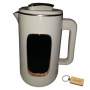 Smte Efficiency Meets Style: 1.8L Electric Kettle SK-A1-WHITE +smte Keyring With Keychain