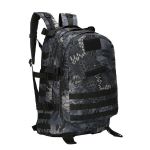 3D Assault Tactical Molle Backpack - Black Pattern