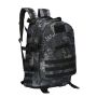 3D Assault Tactical Molle Backpack For Camping Hiking Trekking - Black