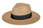 Unisex Durban Hat In Tan - Tan 61 Cm