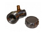 Oil Filler breather Aluminium With Billet Aluminium Screw Cap Angled - Autostyle Motorsport South Africa