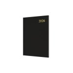 Collins - Essential - 2026 12 Month Calendar Year Planner Week-to-view Diary A5 Hard Cover - Black ESSA53.99-26