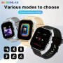 SIMSONLAB NEW Smart Watch 3.66cmInch Wireless Calling/Receiving Multiple Sports Modes Sedentary Reminder Weather Forecast Message Notification Borderless Slim Design Multi-Sport Mode For Android &