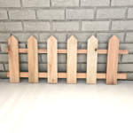 Wood Pine Picket Fence Small