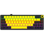 Lorgar KBP70MW Wireless 65% Mechanical Gaming Keyboard Pro Black yellow En Layout