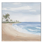 Seascape Beach Oil On Canvas Wall Art Painting 500MM X 500MM