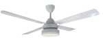 Breeze Solent High White Blade Aluminium Ceiling Fan - MHBW REMOTEL5LM BA4120W BR4W LKLW
