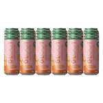 Gloot Peach Fizz Flavoured Sparkling Energy Drink 24X300ML