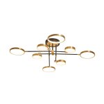 Noelle Metal LED Ceiling Light Bronze