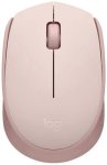 Logitech M171 Wireless Ambidextrous Optical Mouse Rose