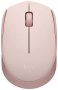 Logitech M171 Wireless Ambidextrous Optical Mouse Rose