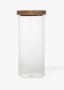 Medium Storage Canister With Wooden Lid