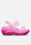 Crocs Mega Crush Matte Sandal - Pink Tweed/multi