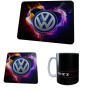 Volkswagen - GTI Grille - Coffee Mug Coaster And Mouse Pad Combo