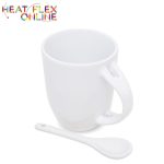 Sublimation White Mug With Spoon
