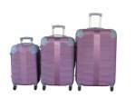 Smte 3-PIECE Travel 28-INCH Luggage Suitcase Set Stylis Pink With Keychain