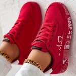 Women's Heart Print Casual Sneakers Lace Up Platform Soft Sole Walking Skate Shoes Low-top Versatile Dating Shoes