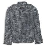 Sage Navy Tweed Jacket